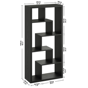 6 <b>Cube</b> <b>Storage</b> Bookcase,Open Shelf Simple Compartment Bookshelf, Use Horizontally, Use Vertically, Use Upside Down Free Standing - Product Image 1