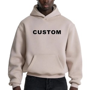 Ensemble de survêtements à capuche pour hommes de haute qualité 100% pantalons de survêtement en coton et sweat à capuche en polaire pour l'hiver Streetwear - Product Image 1