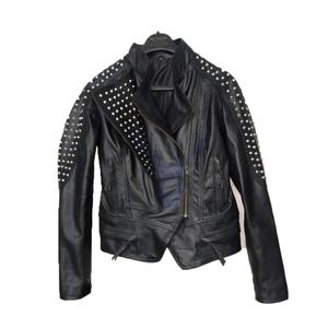 Nouvel arrivage de vestes en cuir véritable de vachette pour dames Style femme avec 100% vestes en cuir de peau de vache originales - Product Image 1