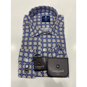 เสื้อเชิ้ตผู้ชายทรงเข้ารูปคุณภาพสูง ผลิตในตุรกี ผ้าฝ้ายเนื้อนุ่ม ระบายอากาศได้ดี แขนยาว - Product Image 6