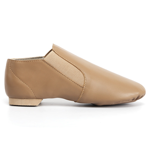 US Factory Spot Chaussures à enfiler en cuir antidérapantes Jazz Slit Chaussures de danse - Product Image 2