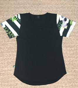 Camiseta de cuello redondo para mujer, cómoda y ecológica, precio al por mayor, suministro de exportador indio - Product Image 1