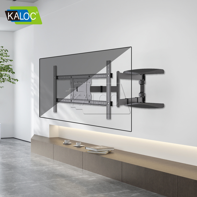 Kaloc Full Motion Tv Mount for 600*400mm VESA 40-70 Inch Tv Bracket Base Para Televisor Support Tv Pivotant DL-750E