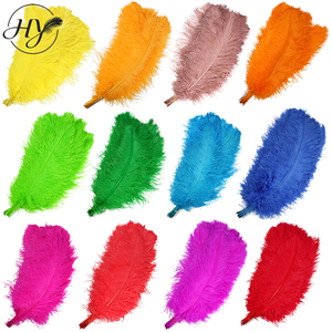 Gros plusieurs couleurs grand poteau 70-75cm plumes d'autruche <span class=keywords><strong>plume</strong></span> pour costume de carnaval mariage pièce maîtresse décorations de festival - Product Image 1
