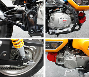 มอเตอร์ไซค์125CC ขนาดเล็กสำหรับผู้ใหญ่จักรยานลิงกอริลลาลิง4จังหวะใหม่ - Product Image 5