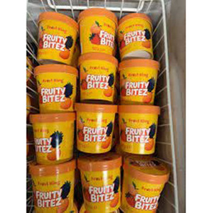 Tasse à crème glacée Bitez fruitée de haute qualité Prix de gros Saveurs assorties Noix de coco Ananas Mangue Papaye Fraise Chocolat - Product Image 5