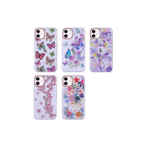 Coque rigide MYST Inka Luxury White à motifs brillants pour iPhone 11 11 Pro 13 Pro 14 Plus, coque de téléphone élégante - Product Image 2