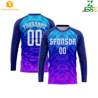 Ensemble de maillots de football respirants pour hommes, nouvelle saison, uniformes, chaussettes, 100% polyester, impression numérique, nom d'équipe personnalisé
