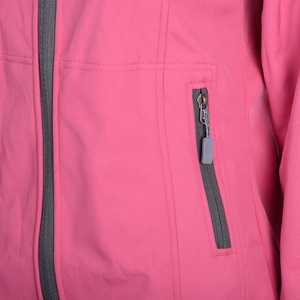 Veste polaire d'hiver rose de qualité supérieure pour femme Navigate Brand avec fermeture éclair coupe-vent et capuche collée - Product Image 5