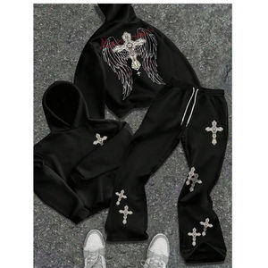 2026 gros survêtement pour hommes vêtements Fitness léger bonne fabrication hommes impression survêtements personnalisé OEM Service - Product Image 1