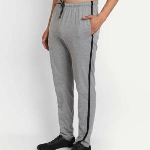 Pantalon de jogging décontracté pour homme, coupe ajustée, avec cordon de serrage, en mélange coton-polyester, délavage foncé, respirant, léger, pour l'hiver - Product Image 6