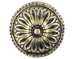 Perillas de puerta de Metal redondas pulidas antiguas hechas a mano para decoración de puertas de interior y exterior, artículo de Hardware de muebles de lujo para el hogar y la Oficina - Product Image 4