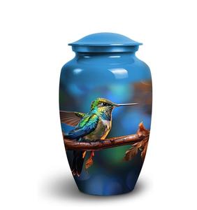 Urnes colibri bleu pour cendres adultes urnes funéraires pour papa grande urne pour homme femme urne funéraire pour cendres hommes femmes taille personnalisée - Product Image 1