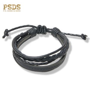 Bracelet en cuir fait main en gros disponible au meilleur prix - Product Image 5