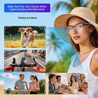 Lunettes Intelligentes IA avec Enregistrement et Traduction Gratuites, Bouton Tactile – Idéales pour les Voyages d'Affaires