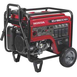 Générateur portable EM6500S série iAVR, 6500 Watts de surtension, 5500 Watts nominaux Honda, démarrage électrique, à vendre - Product Image 2