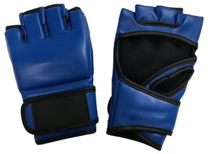 ถุงมือชกมวย PU MMA ขนาด 4 ออนซ์ ขายส่ง พร้อมที่จับมือ สายรัดข้อมือปรับได้ และกันลื่น สำหรับการฝึกซ้อมมวยไทยและการต่อสู้ - Product Image 2