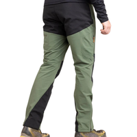 Pantalon de sport décontracté pour homme - Tissu softshell respirant, séchage rapide, coupe-vent, extensible, léger, taille élastique, pour l'extérieur