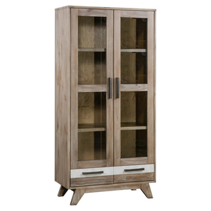 Unidad de exhibición de marca SOHO, 2 puertas, muebles de dormitorio de madera maciza de acacia, diseño gráfico, embalaje personalizado hecho en Vietnam - Product Image 3