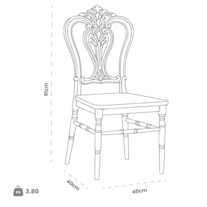 เก้าอี้งานแต่งงานราคาถูกขายส่ง เฟอร์นิเจอร์โรงแรมสำหรับงานเลี้ยง เก้าอี้พลาสติกสำหรับสวน เก้าอี้เชียวารีแบบโมเดิร์น เก้าอี้เรซิ่นแบบซ้อนได้สำหรับงานจัดเลี้ยง ผู้ผลิต - Product Image 5