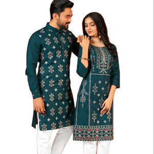 Wedding& Party Wear 100% Pure Cotton Silk Digital Printed <b>Men</b> and Women Special Online Sale <b>for</b> <b>Indian</b> & Pakistani Clothing - Product Image 1