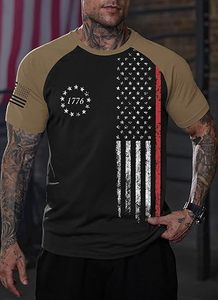 T-shirts graphiques américains de haute qualité pour hommes T-shirts à manches courtes de qualité supérieure Trippy Space Designs Top à col blanc - Product Image 3