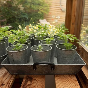 ถาดโลหะทำด้วยมือพร้อมดีไซน์แบบศิลปะสีเคลือบสำหรับตกแต่งบ้านที่เสิร์ฟเครื่องดื่ม - Product Image 2