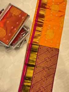 Garhwal sarees ทำด้วยมือที่กำหนดเอง: โอบกอดสาระสำคัญของวัฒนธรรม Himachali. เหมาะสำหรับงานแต่งงานและปาร์ตี้ - Product Image 6
