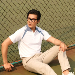 เสื้อยืดผ้าฝ้ายพิมพ์ลายสำหรับผู้ชายเสื้อยืดโอเวอร์ไซส์ความยาวคลาสสิกผ้าฝ้าย90% 10% โพลีเอสเตอร์กำหนดได้เอง - Product Image 1