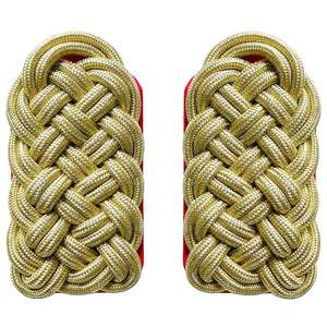 Hombreras de Epaulettes de Estilo Sueco en Dorado y Azul, Epaulettes de General Británico en Dorado, Personalizables con Borlas, para Ceremonias - Product Image 3