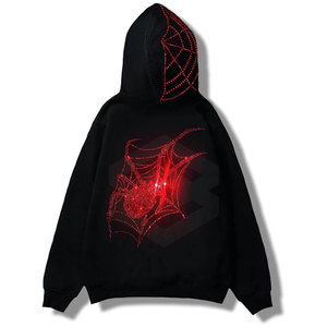 Hecho en el mejor material Hombres Rhinestones Sudaderas con capucha Hombres ligeros Rhinestones Sudaderas con capucha en buena calidad - Product Image 3