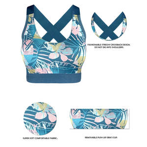 Strap Gym Running Bra Shock Proof Stretch, Soutien-gorge de sport, Running,Yoga,Strappy, Respirant, fitness,QUICK DRY, Soutien-gorge de sport - Product Image 6