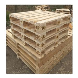 Paleta europea de madera 1200X800 Epal / Euro EPAL Paletas de madera en venta para embalaje personalizado estilo de cuatro vías Grado Superior - Product Image 3