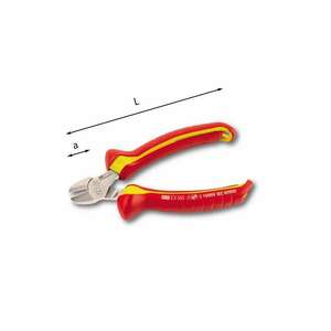 Pince coupante diagonale robuste Usag 1000 V pour les travaux de coupe diagonale - Product Image 1
