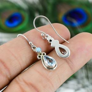 Pendientes de Ópalo con Plata de Ley 925 Chapada en Oro Rosa, Joyería Moderna para Mujer, Regalo para Bodas y Fiestas - Product Image 4