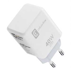 40W <b>USB</b> Type-C White ACHIPHUSBCPD40WW Fast <b>Charging</b> Wall Charger for EU US JP Sockets - Product Image 3