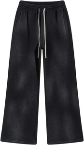 Fabricación de fábrica 100% algodón 450gsm Chándal acampanado para hombre Sun Faded All over Rhinestone Impreso Pantalones de chándal y conjunto de Hoddle - Product Image 6