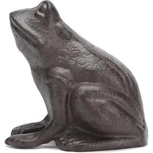 Figurine de renne noir Statue de cerf en métal Pose assise décoration de la maison moderne ornement de table noël hôtel bureau cadeau - Product Image 5