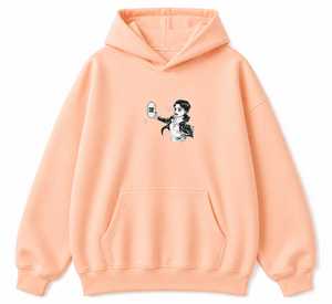 เสื้อฮู้ดดี้โอเวอร์ไซส์แบบยูนิเซ็กซ์ เนื้อผ้าฟลีซหนานุ่ม ระบายอากาศได้ดี เหมาะสำหรับฤดูหนาว สไตล์สตรีทแวร์ พร้อมลายปักด้านหน้าแบบกำหนดเองได้ - Product Image 6