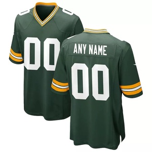 Maillot de football américain vintage pour homme, en polyester respirant à manches courtes, avec logo personnalisé GAF par sublimation. - Product Image 1