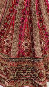 ชุดเจ้าสาวออกแบบโดย lehenga choli กับงานแผ่นปะที่หนักหน่วง - Product Image 4