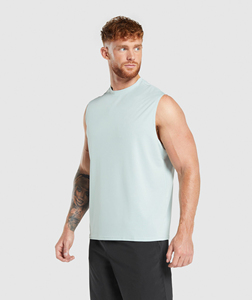 Débardeur de sport uni pour homme, en polyester, respirant, col rond, ample et décontracté, pour la course et le basketball - Product Image 1