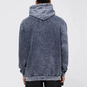Haute qualité sans ficelle respirant acide lavé sweats à capuche hommes pull nous Boxy 500 GSM surdimensionné 100% coton tricoté - Product Image 2
