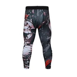 Nouveaux vêtements pour hommes à séchage rapide 2025 Leggings pour hommes Collants de compression pour hommes Haute qualité MMA Spats Prix de gros OEM Personnalisé - Product Image 4