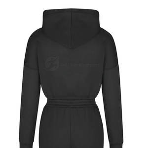 Survêtements courts grande taille XL personnalisés pour femmes, hauts courts et longs avec col à capuche, meilleures ventes - Product Image 6