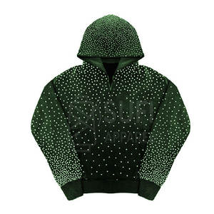 Sudadera Informal con Pedrería Brillante, 100% Algodón, Moderna y Cómoda para Uso Diario en Invierno - Product Image 1