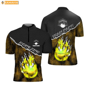 Uniformes de bowling sublimés pour les tournois SAMAVIA Chemises de club respirantes sur mesure Vêtements de sport - Product Image 4