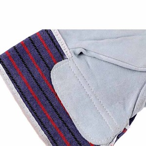 Guantes de Trabajo de Cuero Vacuno de Alta Resistencia, Guantes de Seguridad de Cuero Dividido, Precio Económico de Fabricante Profesional - Product Image 6