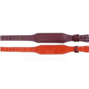 Cinturón de cuero de vaca para levantamiento de pesas para adultos Logotipo personalizado Entrenamiento de fitness de gimnasio de alta calidad - Product Image 3