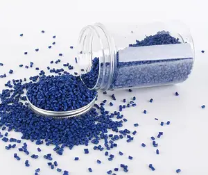 Fabrikgroßhandel HDPE blaues Trommel-Rückschrott hochwertige Formqualität Kunststoffpartikel für Filmanwendung